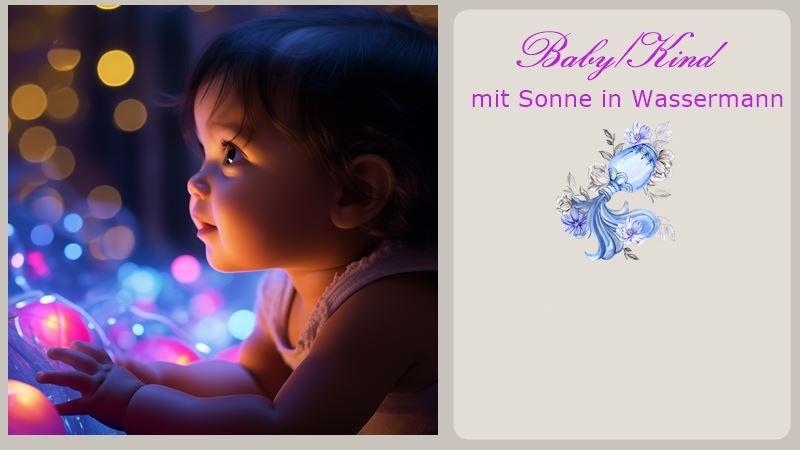 Baby fasziniert blinkende Elektronik - Blogbild Baby in Wassermann